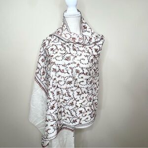 Hand Embroidered Shawl/Pashmina/Scarf/Wrap